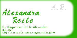 alexandra reile business card